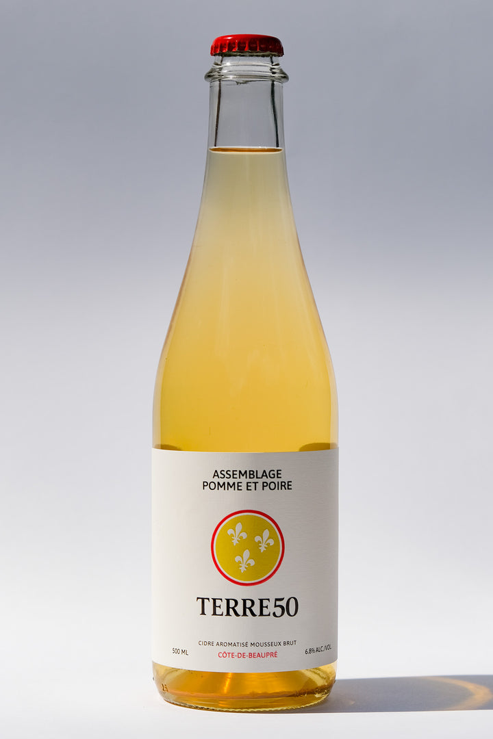 Cidre mousseux brut Assemblage Pomme et Poire - 500ml