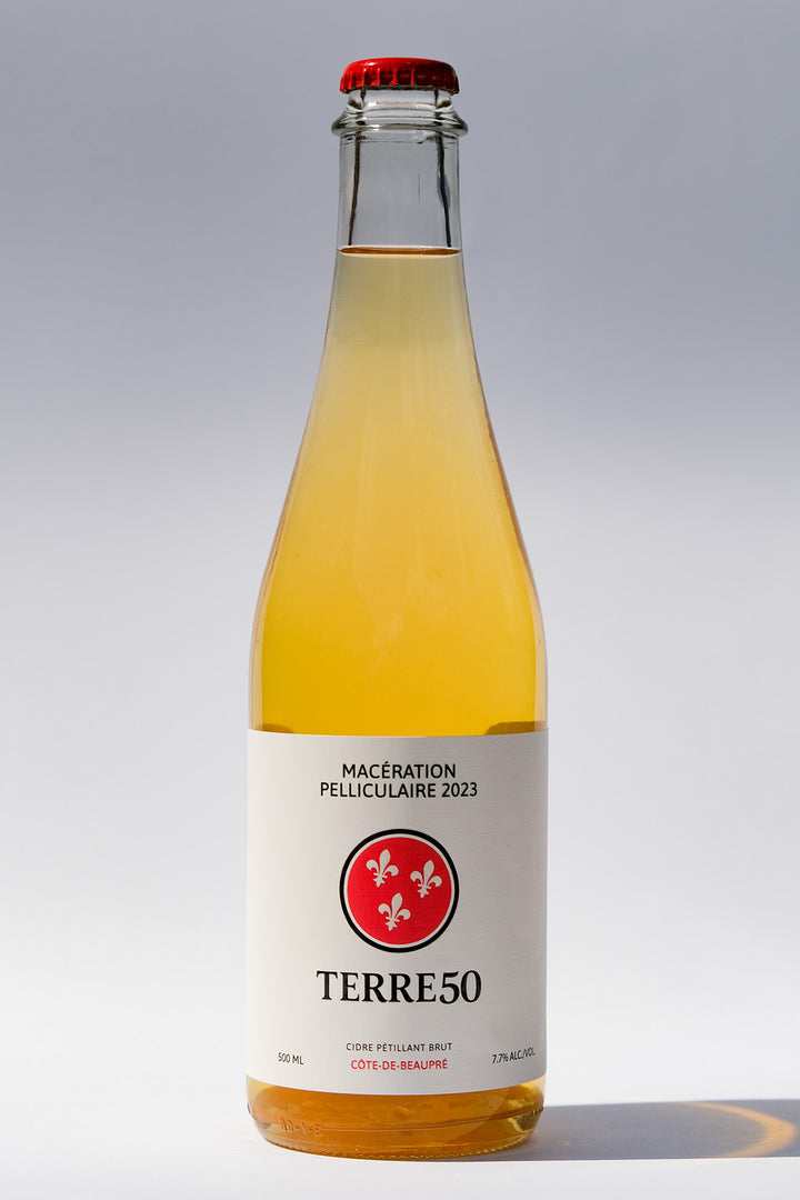 Cidre pétillant brut Macération Pelliculaire 2024 - 500ml
