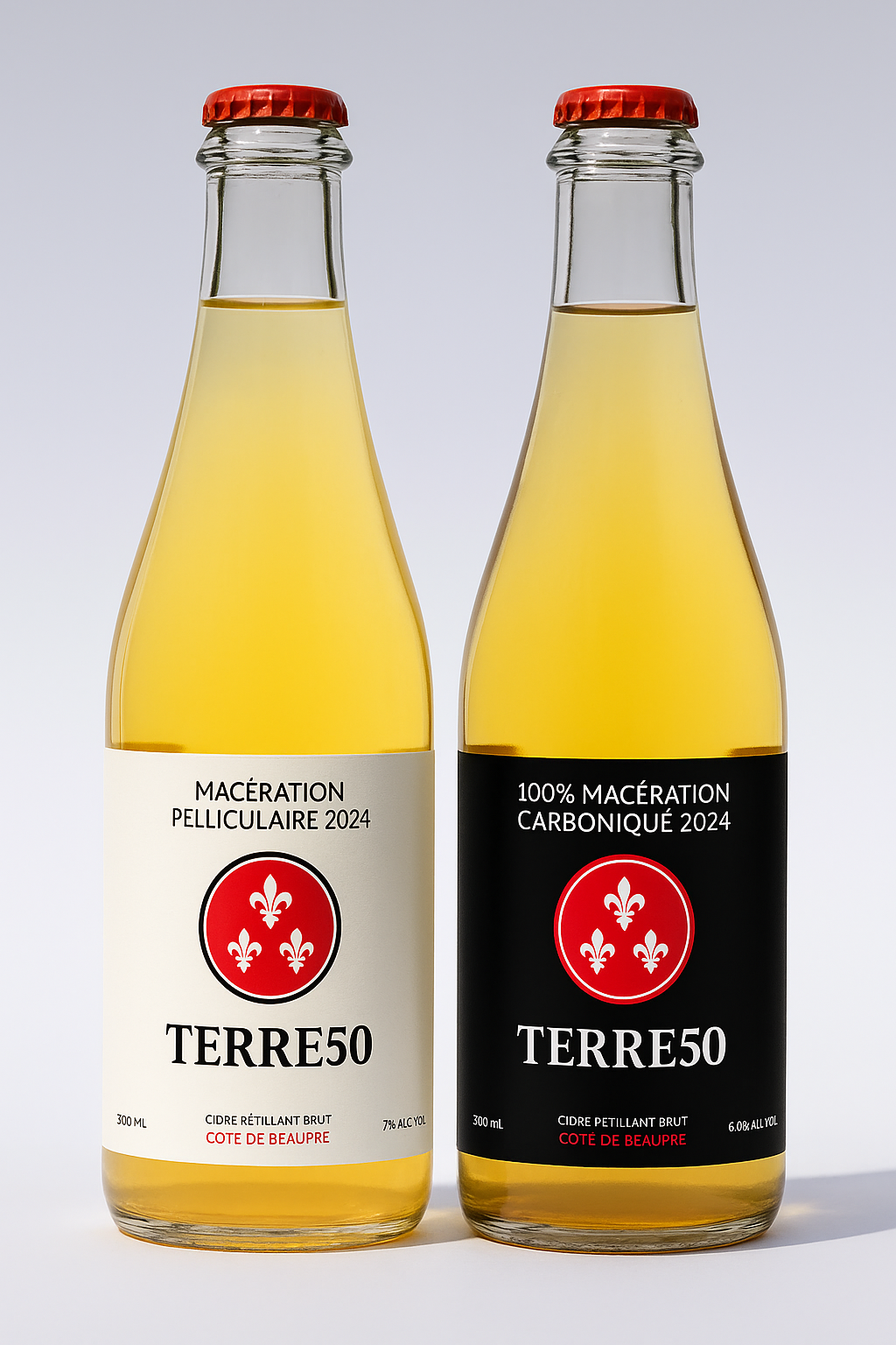 Duo de Cidres Nobles 2024 – Macérations Pelliculaire & Carbonique